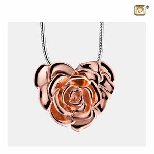 Urnwebshop Rozegoud Verguld Zilveren Ashanger LoveRose, met Slangencollier