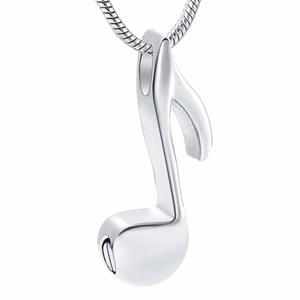 Urnwebshop Assieraad Muzieknoot, inclusief Slangencollier