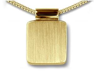 Urnwebshop Gouden Ashanger Vierkant Plaatje (ideaal voor gravure)