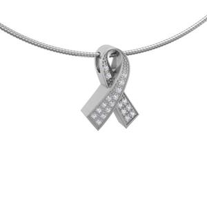 Urnwebshop Zilveren Assieraad Ribbon met 20 Zirkonia