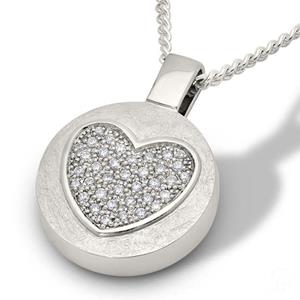 Urnwebshop Design Ashanger met Zirkonia Hart