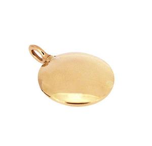 Urnwebshop Platte Ronde Gouden Ashanger