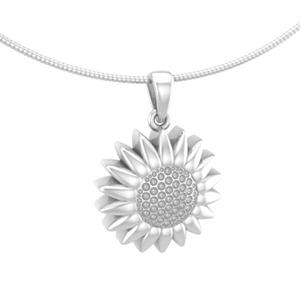 Urnwebshop Witgouden Ashanger Zon of Zonnebloem