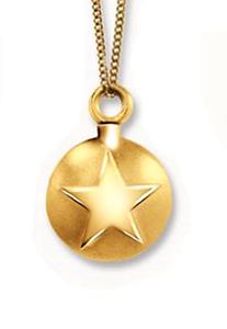 Urnwebshop Ashanger Gouden Bol met Ster