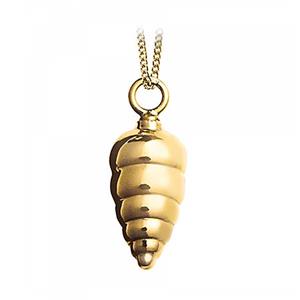 Urnwebshop Kleine Gouden Ashanger Schelp