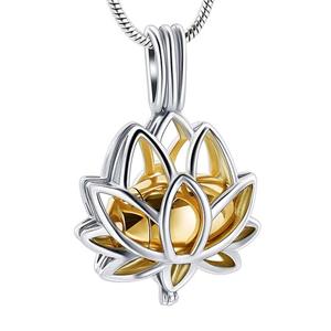Urnwebshop Ashanger Lotusbloem Gouden Micro Urntje, incl. Slangencollier