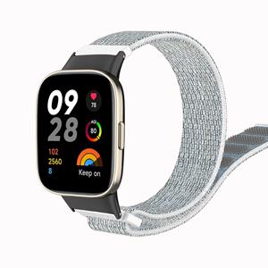 Strap-it Redmi Watch 3 nylon bandje (zeeschelp)