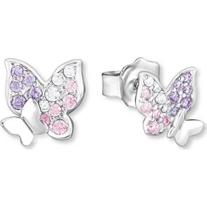 Prinzessin Lillifee Oorbellen voor meisjes, 925 Sterling zilver, zirkonia synth. | vlinder