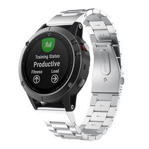 Strap-it Garmin Epix Pro (Gen 2) 47mm stalen band (zilver)