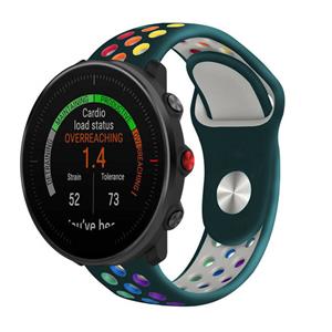Strap-it Polar Vantage M sport band (dennengroen/kleurrijk)