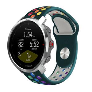 Strap-it Polar Grit X sport band (dennengroen/kleurrijk)