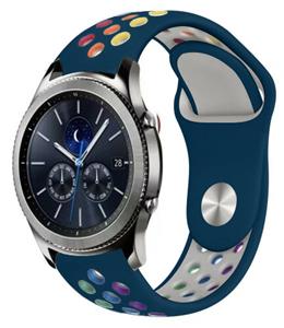 Strap-it Samsung Gear S3 sport band (dennengroen kleurrijk)