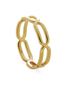 Monica Vinader Ring met paperclip - Goud