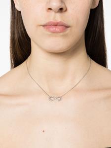 Swarovski infinity-pendant necklace - Zilver