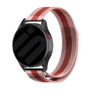 Strap-it Samsung Galaxy Watch 6 - 40mm Milanese band (rood/roze)