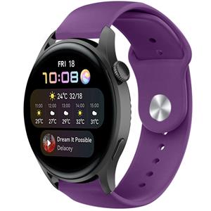 Strap-it Huawei Watch 3 (Pro) sport band (paars)