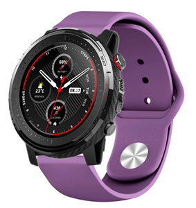 Strap-it Xiaomi Amazfit Stratos sport band (paars)