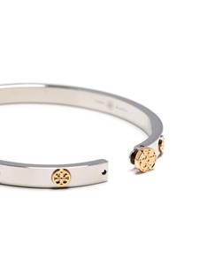 Tory Burch Miller 5mm hinge bracelet - Zilver