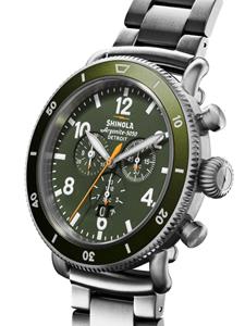 Shinola Runwell Sport Chrono 48mm - Zilver
