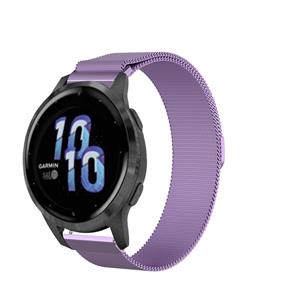 Strap-it Garmin Venu 2s Milanese band - 40mm - paars