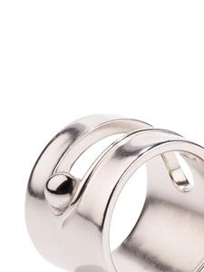 Goossens large Boucle ring - Zilver