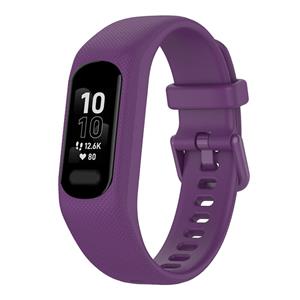 Strap-it Garmin Vivosmart 5 siliconen bandje (paars)
