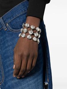 Moschino Armband verfraaid met kristallen - Zilver