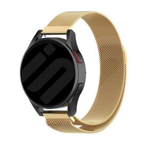 Strap-it Samsung Galaxy Watch 6 Classic 43mm Milanese band (goud)