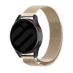 Strap-it Samsung Galaxy Watch 6 Classic 43mm Milanese band (champagne)