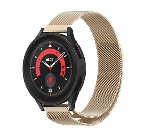 Strap-it Samsung Galaxy Watch 5 Pro Milanese band (champagne)