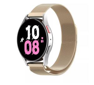 Strap-it Samsung Galaxy Watch 5 - 44mm Milanese band (champagne)