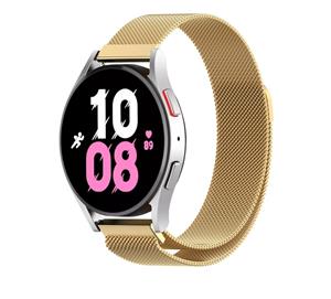 Strap-it Samsung Galaxy Watch 5 - 44mm Milanese band (goud)