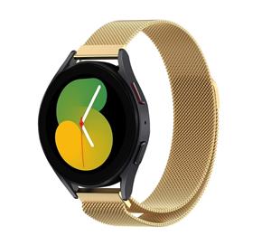 Strap-it Samsung Galaxy Watch 5 - 40mm Milanese band (goud)