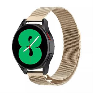 Strap-it Samsung Galaxy Watch 4 - 44mm Milanese band (champagne)