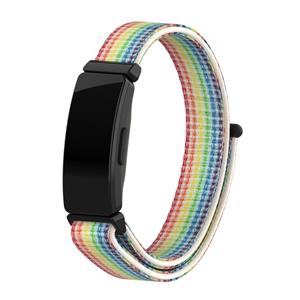 Strap-it Fitbit Inspire nylon bandje (kleurrijk)