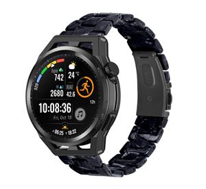 Strap-it Huawei Watch GT resin band (zwart/wit)