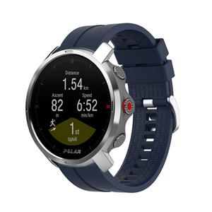 Strap-it Polar Grit X extreme silicone band (donkerblauw)