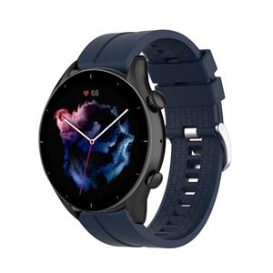 Strap-it Amazfit GTR 3 (Pro) extreme silicone band (donkerblauw)