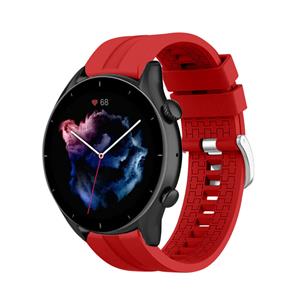 Strap-it Amazfit GTR 3 (Pro) extreme silicone band (rood)