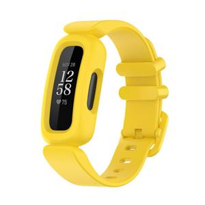 Strap-it Fitbit Ace 3 siliconen bandje (geel)