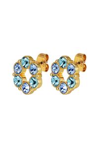 Dyrberg Kern Dyrberg/Kern Ursula Earring, Color: Gold/Blue, Onesize, Women