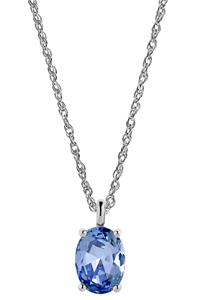 Dyrberg Kern Dyrberg/Kern Barga Necklace, Color: Silver/Blue, Onesize, Women