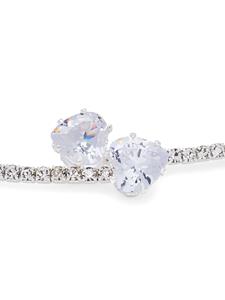 Hzmer Jewelry heart-charm crystal-embellished necklace - Zilver