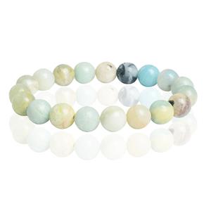 Memphis Natuursteen Armband 10mm - Amazonite