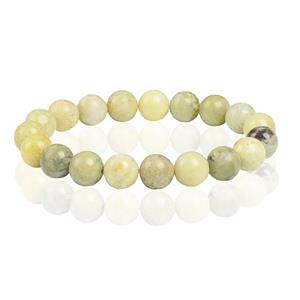 Memphis Natuursteen Armband 10mm - Lemon Stone