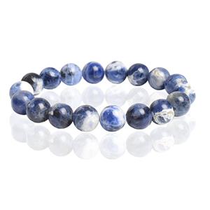 Memphis Natuursteen Armband 10mm - Sodalite