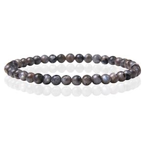 Memphis Natuursteen Armband - 4mm Labradorite