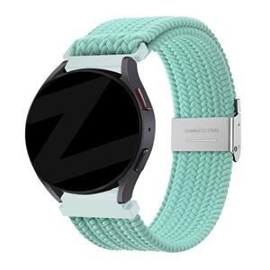 Bandz Amazfit Active gevlochten nylon band (turquoise)