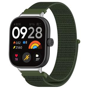 Strap-it Redmi Watch 4 nylon band (legergroen)