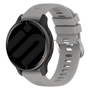 Strap-it Garmin Venu 3 siliconen bandje (lichtgrijs)